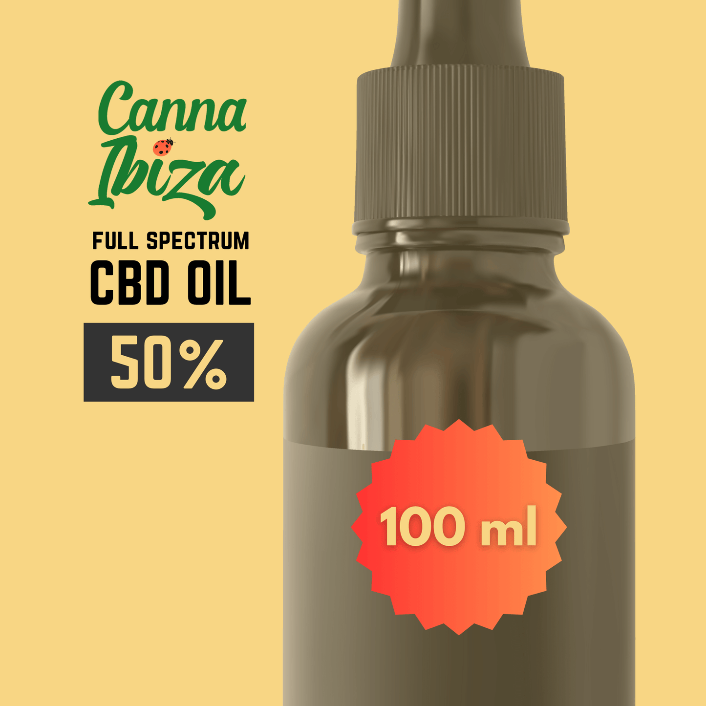 Full Spectrum Oil 50%, 100 ml