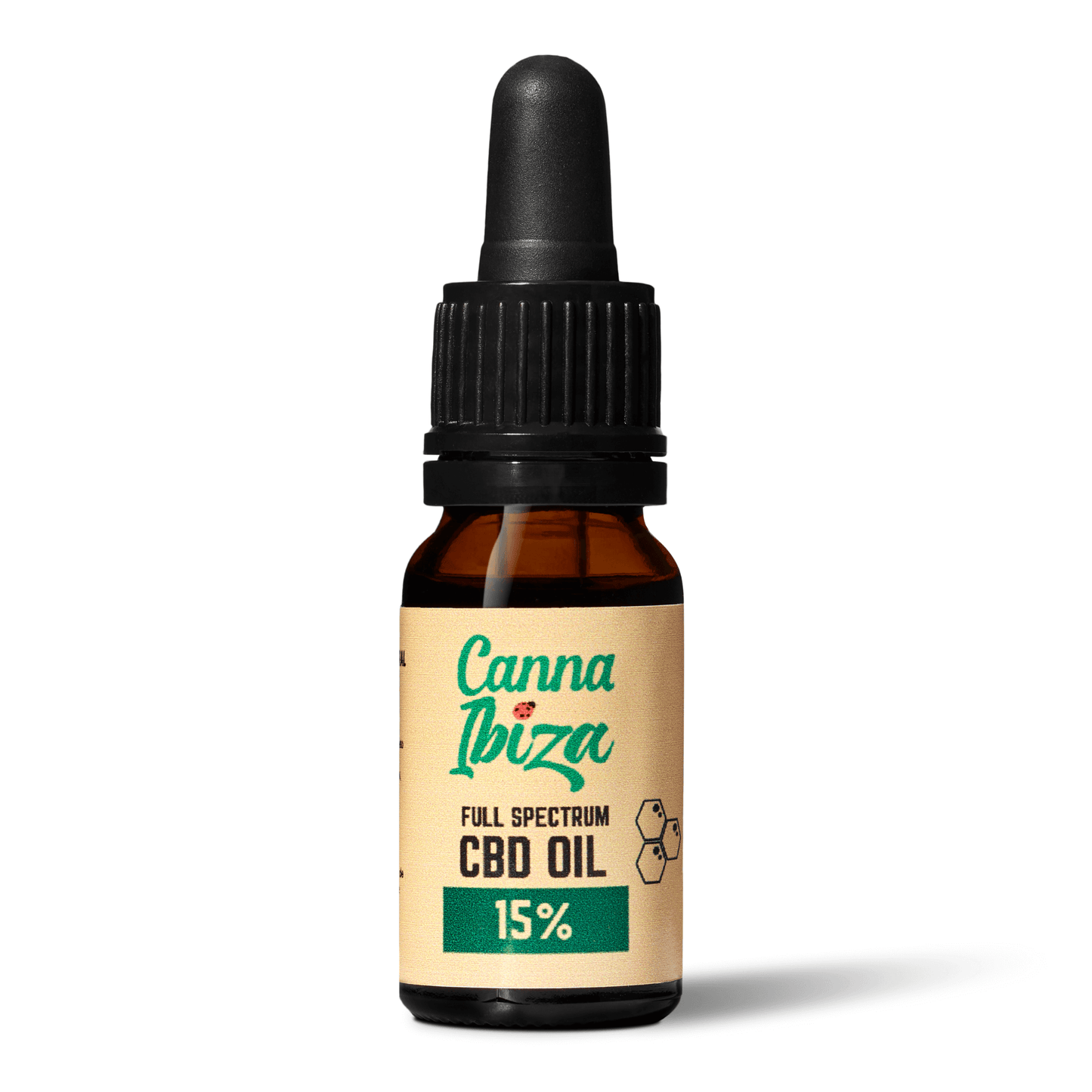 CannaIbiza Full Spectrum CBD Oil 15% Bottle