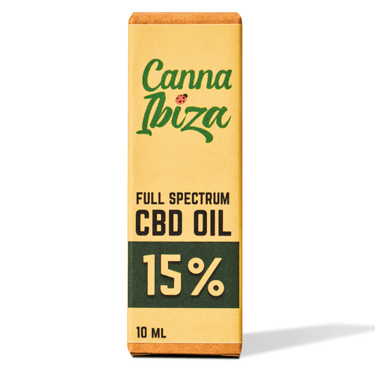 CannaIbiza Full Spectrum CBD Oil 15% Box