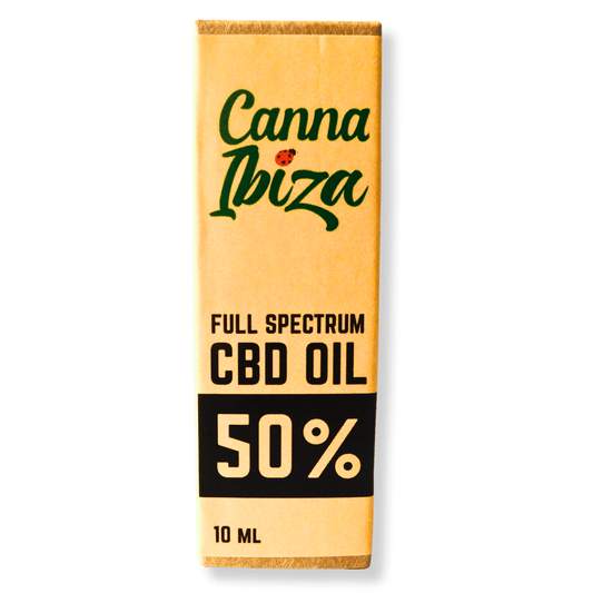 CannaIbiza Full Spectrum CBD Oil 50% Box