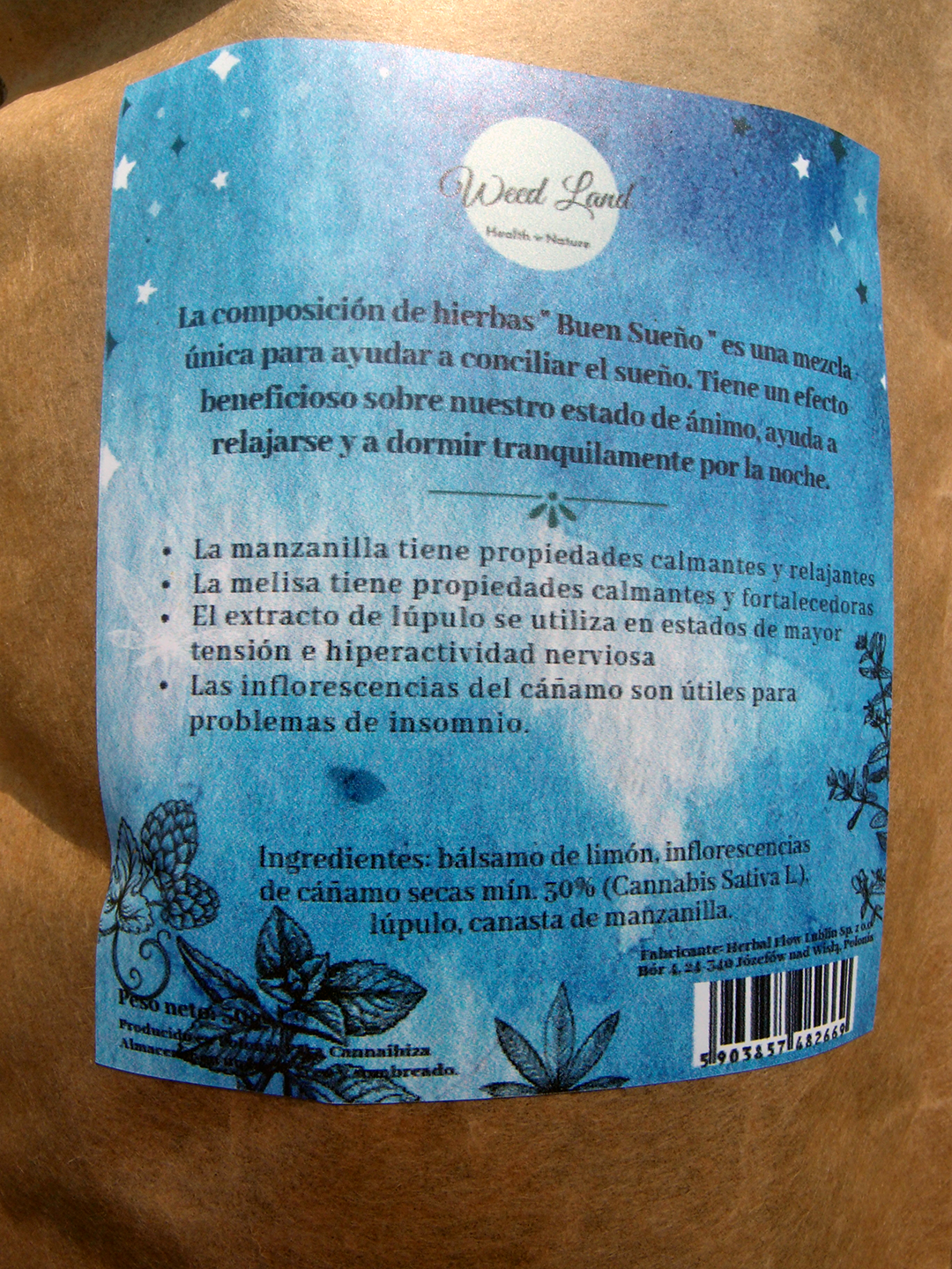 “Sweet Dreams” CBD Herbal Infusion, 50g