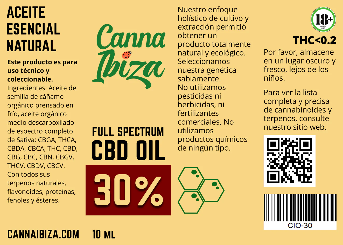 3x Full Spectrum Oil 30%