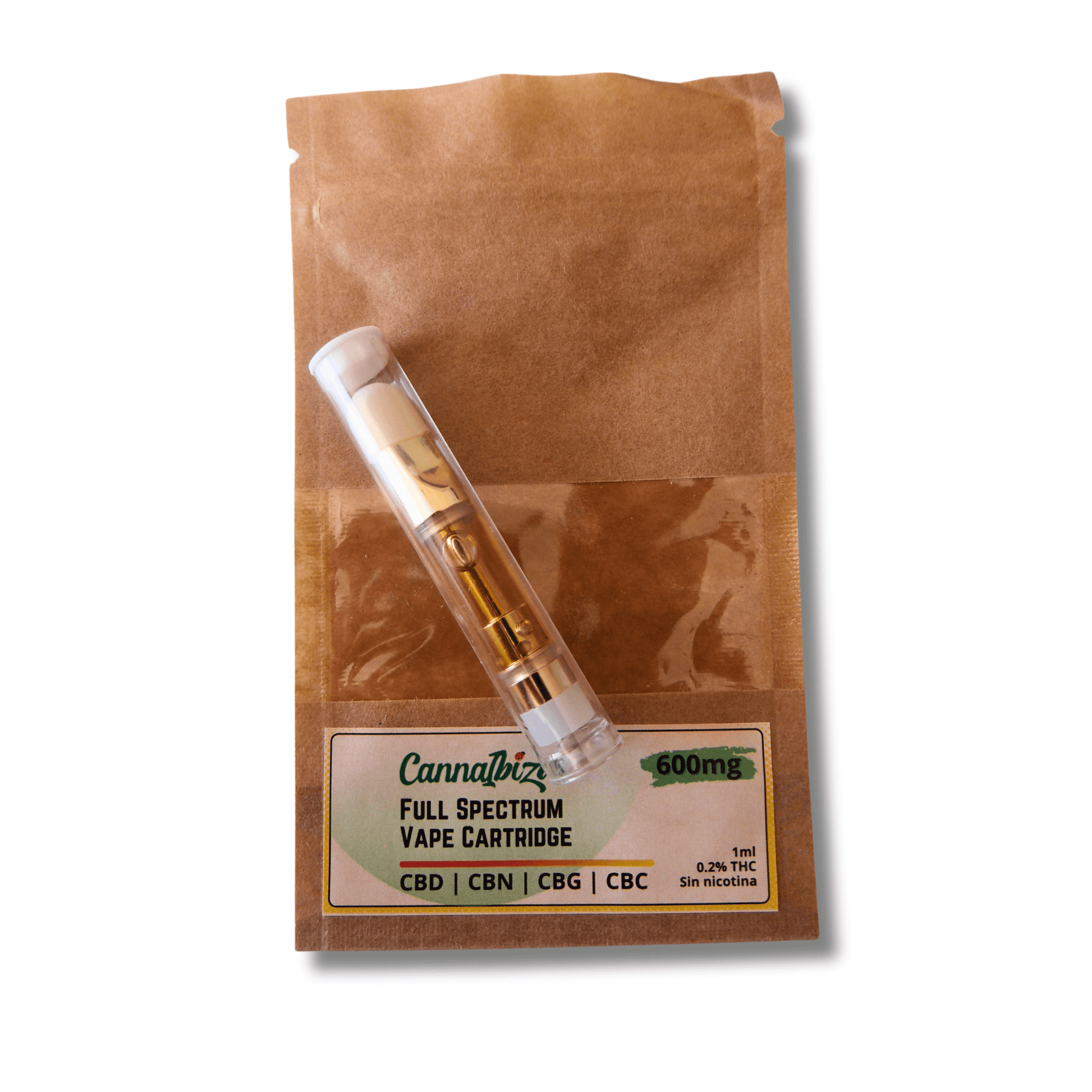 Full Spectrum Vape Cartridge 60% / 600mg CannaIbiza Full Spectrum Vape Cartridge 60% / 600mg CannaIbiza